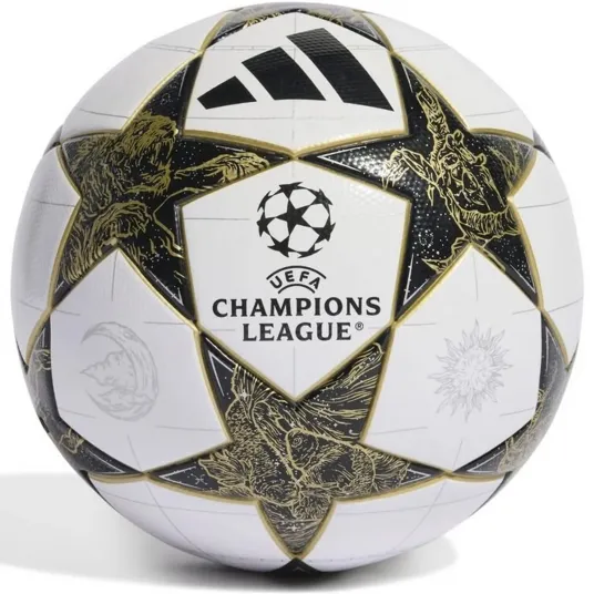 Minge fotbal Adidas UCL League 25/26, marime 5, alb/negru