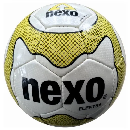 Minge fotbal Nexo ELEKTRA, marimea 5, alb/negru/glaben