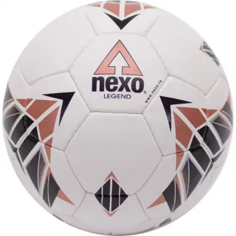 Minge fotbal Nexo LEGEND, marimea 5, alb/negru/auriu
