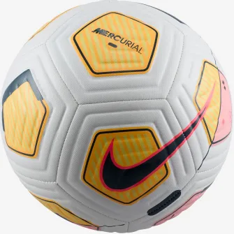 Minge fotbal Nike Kylian Mbappe Academy, marime 5, alb/galben