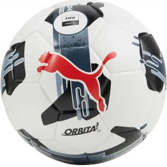 Minge fotbal Puma Orbita 3 TB (FIFA Quality), marime 5, alb/negru/gri