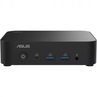 Mini PC Asus NUC 14 Essential RNUC14MNK2500002 cu procesor Intel® N250 pana la 3.8GHz, fara RAM, fara stocare, Intel® Graphics, No OS, EU cord, Black