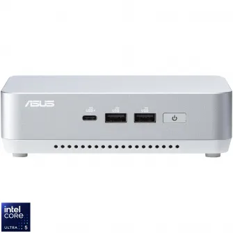Mini PC Asus NUC 14 Pro+ RNUC14RVSU500002I cu procesor Intel® Core™ Ultra 5 125H pana la 4.5 GHz, fara RAM, fara stocare, Intel® Arc™ Graphics, No OS, EU cord, White