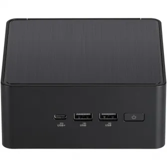 Mini PC Asus NUC 14 Pro RNUC14RVHI300002I cu procesor Intel® Core™ 3 100U pana la 4.7 GHz, fara RAM, fara stocare, Intel® Graphics, No OS, EU cord, Negru