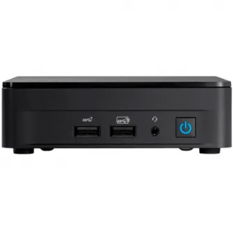 Mini PC Intel® NUC 13 Pro Kit NUC13ANKi7 cu procesor Intel® Core™ i7-1360P pana la 5.0GHz, fara RAM, fara stocare, Intel® Iris® Xe Graphics, No OS, Black