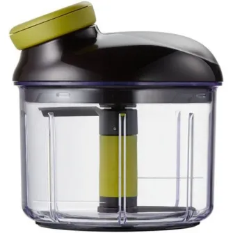 Mini Tocator manual Tefal 5 Second, 900 ml, lame inox, verde - negru