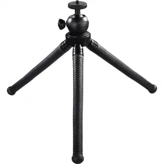 Mini Trepied Hama FlexPro Smartphone / GoPro / Camera Foto, 27cm, Negru