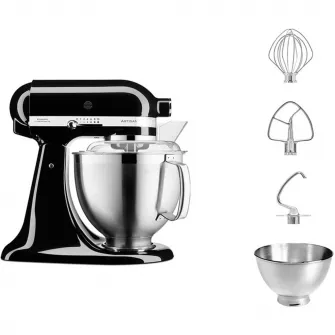 Mixer Artisan 4.8L, Model 185, Onyx Black - KitchenAid