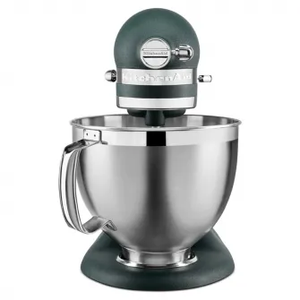 Mixer cu bol KitchenAid Artisan Elegance Pebbled Palm, 300W, 4.8L, Gri