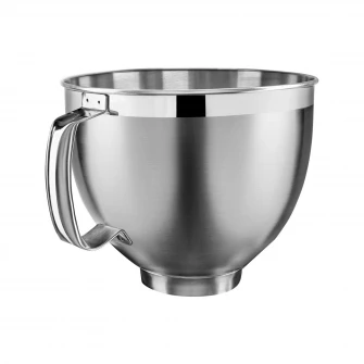 Mixer cu bol KitchenAid Artisan Elegance Pebbled Palm, 300W, 4.8L, Gri