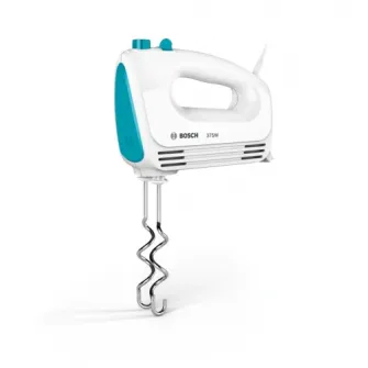 Mixer de mana Bosch MFQ2210D, 375W, 4 viteze + Turbo, Alb/Albastru