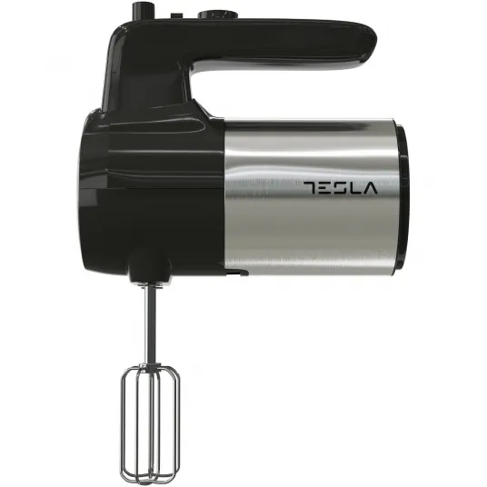Mixer de mana Tesla MX301BX, 300 W, 5 trepte viteza, turbo, negru/inox