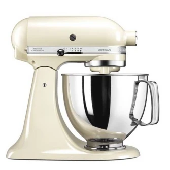 Mixer planetar Artisan Elegance KitchenAid 5KSM185PSEAC, 300 W, bol 4.8 L, Crem