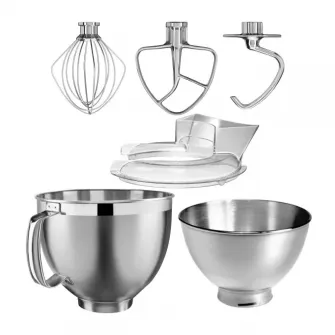 Mixer planetar Artisan Elegance KitchenAid 5KSM185PSECA, 300 W, bol 4.8 L, Visiniu
