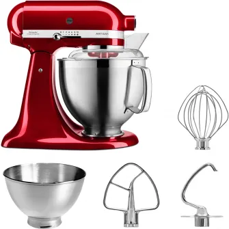 Mixer planetar Artisan Elegance KitchenAid 5KSM185PSECA, 300 W, bol 4.8 L, Visiniu