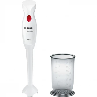 Mixer vertical Bosch MSM14100, 400 W, vas mixare, Alb