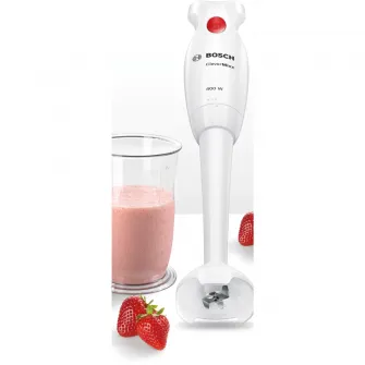 Mixer vertical Bosch MSM14100, 400 W, vas mixare, Alb