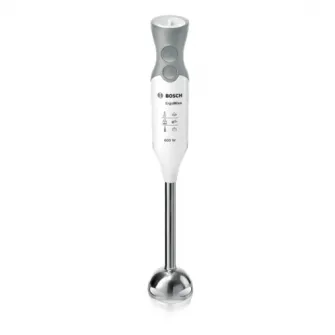 Mixer vertical Bosch MSM66120, 600 W, 12 Viteze + Functie Turbo, Minitocator, Alb/Gri