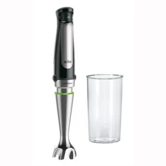Mixer vertical Braun Multiquick 7 MQ7000X, 1000 W, Pahar 0.6l, Easy SmartSpeed, EasyClick Plus, Negru Premium