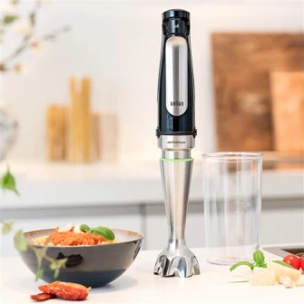 Mixer vertical Braun Multiquick 7 MQ7000X, 1000 W, Pahar 0.6l, Easy SmartSpeed, EasyClick Plus, Negru Premium