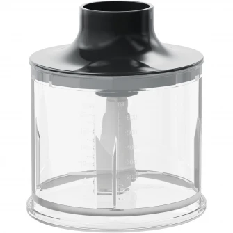 Mixer vertical Electrolux E4HB1-6GG, 600W, chopper, tel, pahar gradat, viteza variabila, gri inchis