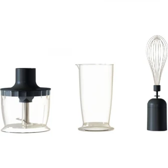 Mixer vertical Electrolux E5HB1-6SS, 1000 W, Viteza variabila + Turbo, Minitocator, Tel, Vas mixare, Negru / Inox