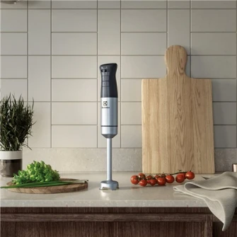 Mixer vertical Electrolux E5HB1-6SS, 1000 W, Viteza variabila + Turbo, Minitocator, Tel, Vas mixare, Negru / Inox