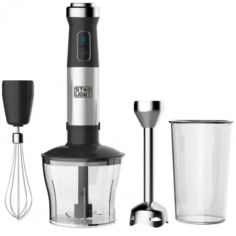 Mixer vertical Star-Light HBSJ-700W, 700 W, Variator viteza + Turbo, Tocator, Negru/Inox