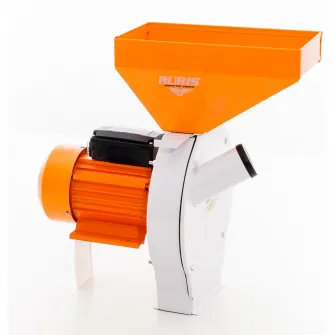 Moara electrica cu ciocanele Ruris Gospodar A1, 2700 W, 2850 RPM, 2 cutite, 20 ciocanele, 4 site,sistem antirefulare,debit reglabil, porumb, grau, orz,stiuleti porumb