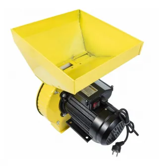 Moara electrica cuva mare pentru cereale si stiuleti porumb Gospodarul Profesionist PMP0043, 2500 W, 230 V, 300 kg/h capacitate productie, 3000 RPM, -25/40°C temperatura de lucru