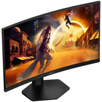 Monitor Gaming AOC, Curbat, 27'', VA, FHD, 280Hz, 1ms, 0.3ms, HDR10, FlickerFree, Boxe 2W x 2, HA, Pivot, HDMI, DisplayPort, USB, hub, C27G4ZXU, Negru