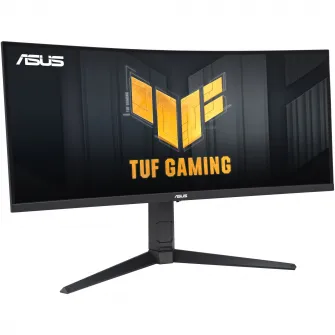 Monitor Gaming ASUS TUF, 34, Curved, VG34VQL3A, 180Hz, 1500R, Freesync™ Premium Pro, 1ms (GTG),125% sRGB, DisplayHDR™ 400, DisplayWidget Center
