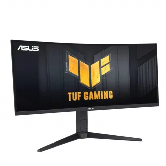 Monitor Gaming ASUS TUF VG34VQEL1A Curved – 34 inch UWQHD (3440 x 1440), 100Hz, Curved design, Extreme Low Motion Blur™, Freesync™, 1ms (MPRT),125% sRGB, HDR