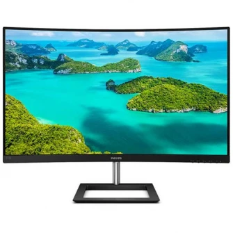 Monitor Gaming curbat LED VA Philips 27", 75 hz, FreeSync, Full HD, Display Port, 272E1CA, Negru