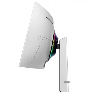 Monitor Gaming Curbat OLED Samsung Odyssey G9, 49'', DualQHD (5120 x 1440), 240Hz, 0.03ms, AMD FreeSync™ Premium Pro, NVIDIA G-Sync Compatible, Picture-by-Picture, Hub USB, HDMI, Micro HDMI, Display Port, USB, VESA, Pivot, Argintiu
