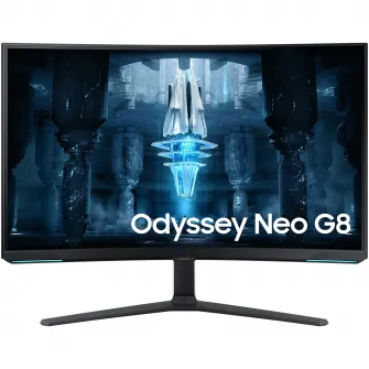 Monitor Gaming LED curbat Samsung Odyssey Neo G8, 31.5, UHD, VA, 1ms, 240Hz, HDR FreeSync Premium Pro