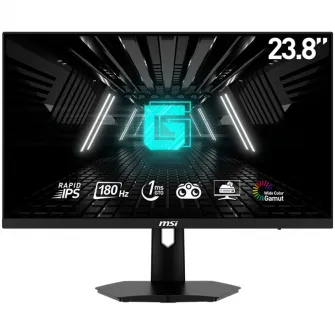 Monitor Gaming LED IPS MSI G244F E2, 23.8'', Full HD (1920x1080), 180Hz, 1ms, Adaptive-sync, Night Vision. 2x HDMI, Display Port, Jack, negru