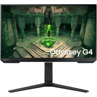 Игровой монитор LED IPS Samsung Odyssey G4 25", Full HD, Display Port, 1 мс, 240 Гц, FreeSync Premium, совместимость с G-Sync, Vesa, черный