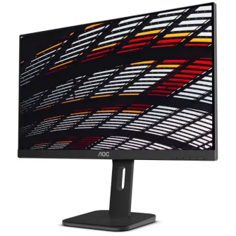 Monitor LED IPS AOC 23.8", Full HD, Display Port, Negru, 24P1