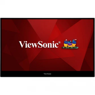 Monitor LED IPS Viewsonic 16, Full HD, mini HDMI, Touch, Negru