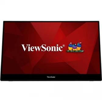 Monitor LED IPS Viewsonic 16, Full HD, mini HDMI, Touch, Negru