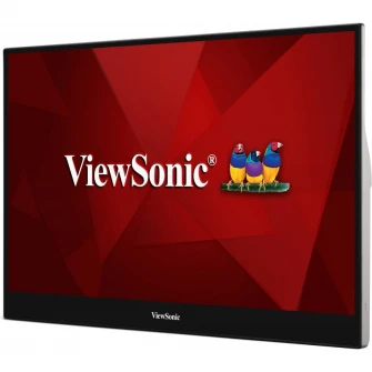 Monitor LED IPS Viewsonic 16, Full HD, mini HDMI, Touch, Negru