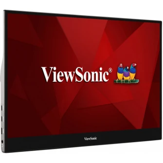 Monitor LED IPS Viewsonic 16, Full HD, mini HDMI, Touch, Negru