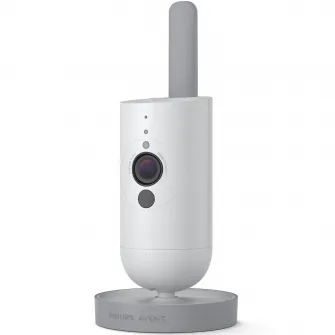 Monitor video digital pentru bebelusi Philips-AVENT SCD953/26, cu sistem de conectare prin aplicatia mobila Baby Monitor+, LCD 4.3 inch, camera full HD, mod nocturn, zoom, termometru, sunete linistitoare, raza de actiune 0-400 m