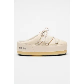 Moon Boot, Saboti cu sireturi pentru ajustare, Crem, 41-42