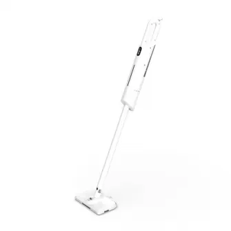 Mop cu abur Aeno ASM0001, 1200 W, 7 duze incluse, timp de functionare de pana la 38 de minute, rezervor de apa detasabil de 380 ml, 110°C abur, 27 g/ min, recipient pentru dezinfectant, 1.3 kg, alb