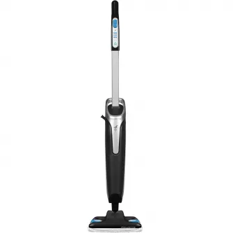 ROWENTA Steam Power RY6555WH Паровая швабра, 1200 Вт, 0,6 л, фильтр для удаления накипи, 3 настройки регулировки пара, черный / синий
