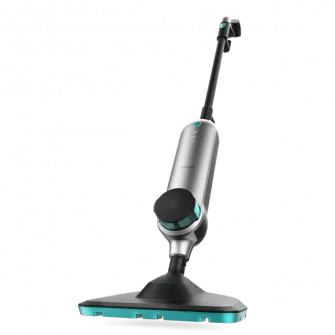 Mop cu aburi Cecotec HydroSteam 3030 Active 03250, 1500 W, 0.33 l, debit abur 30 g/min, 3 niveluri, argintiu/albastru