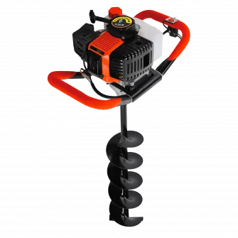 Motoburghiu/foreza de pamant pe benzina GP-ED520, putere 5.5 CP, motor 2 timpi, contine: burghiu 100 mm + burghiu 150 mm + burghiu 200 mm