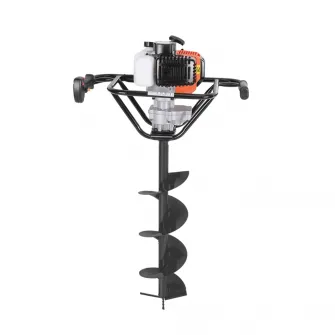 Motoburghiu Ruris TT10, 1.7 CP, 51.7 CC, 2 timpi, 100-150 mm diametru burghiu, 1.2 l, benzina